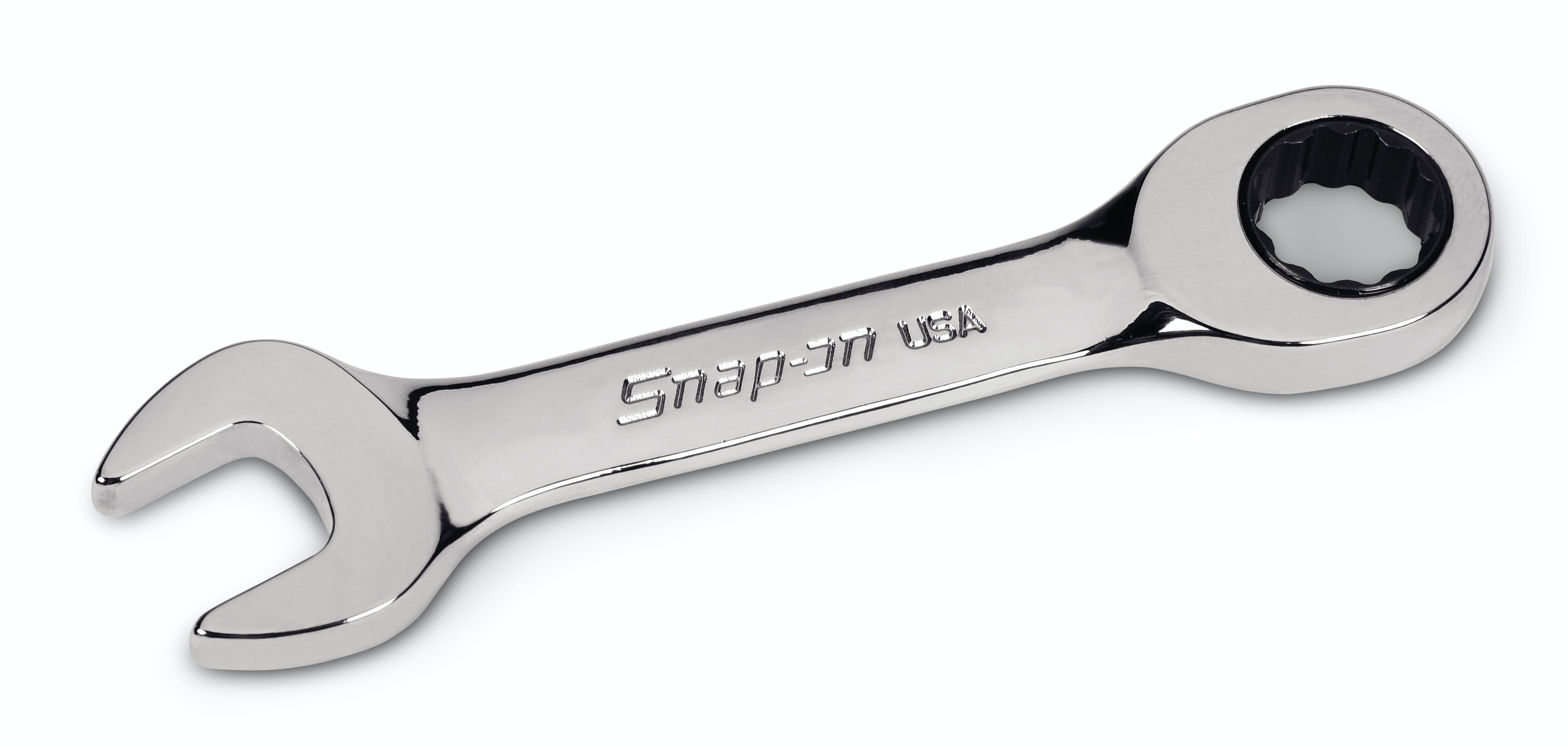 12 mm 12-Point Metric Flank Drive® 0° Offset Short Ratcheting Combination Wrench | OXKRM12 12 mm 12-Point Metric Flank Drive® 0° Offset Short Ratcheting Combination Wrench | OXKRM12
